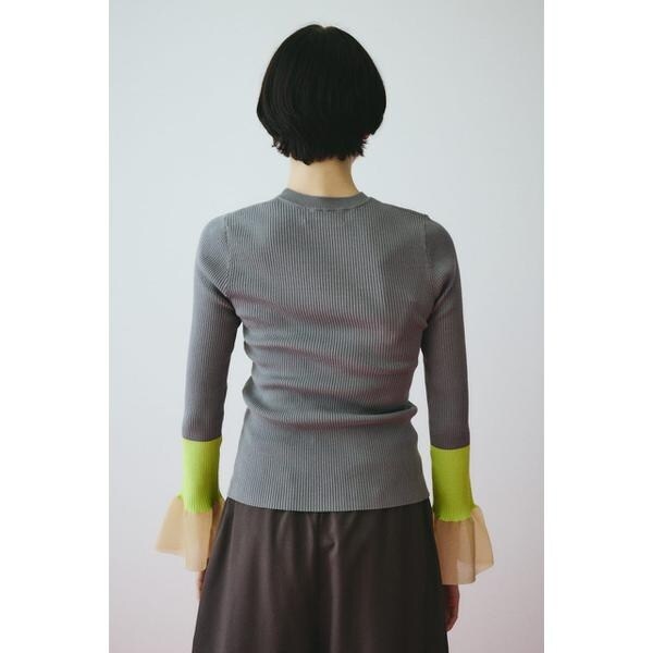 ヘリンドットサイ（HeRIN．CYE）/Flare sleeve knit tops