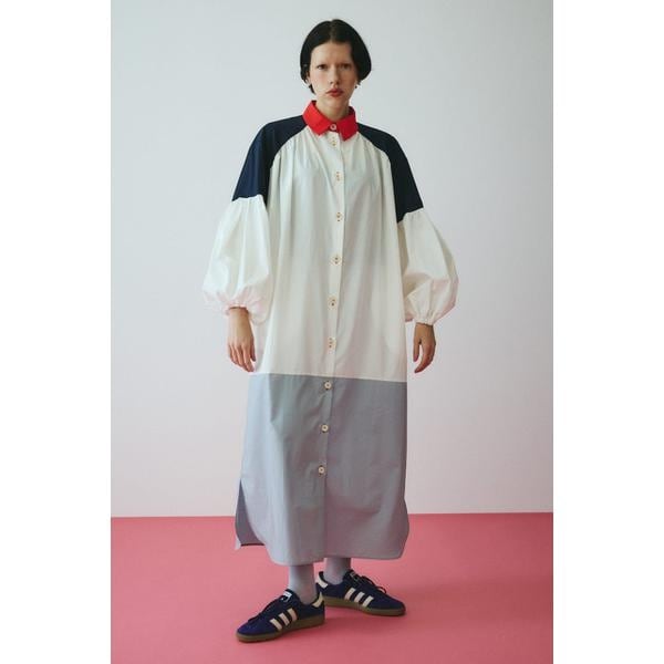 ヘリンドットサイ（HeRIN．CYE）/Color block dress_1