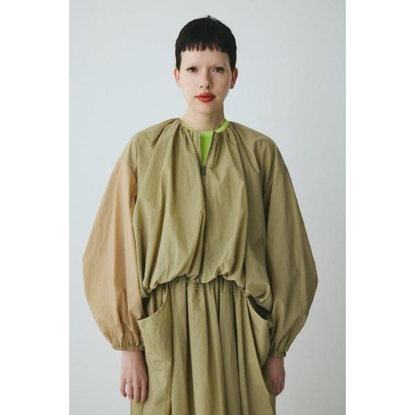 ヘリンドットサイ（HeRIN．CYE）/Balloon hem nylon blouson
