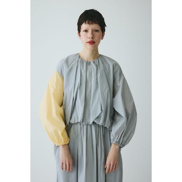 ヘリンドットサイ（HeRIN．CYE）/Balloon hem nylon blouson