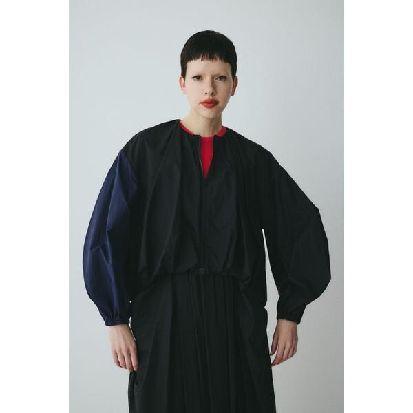 ヘリンドットサイ（HeRIN．CYE）/Balloon hem nylon blouson