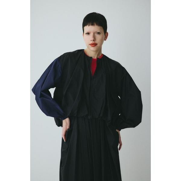 ヘリンドットサイ（HeRIN．CYE）/Balloon hem nylon blouson