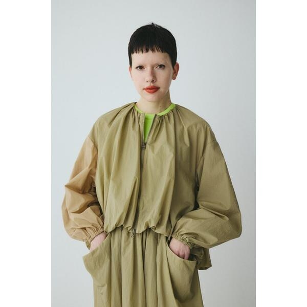ヘリンドットサイ（HeRIN．CYE）/Balloon hem nylon blouson