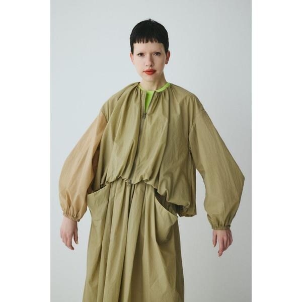 ヘリンドットサイ（HeRIN．CYE）/Balloon hem nylon blouson