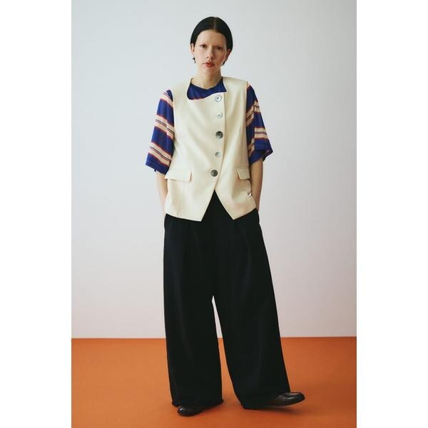 ヘリンドットサイ（HeRIN．CYE）/Wave neck vest_3