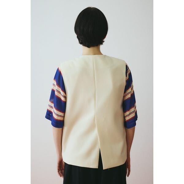 ヘリンドットサイ（HeRIN．CYE）/Wave neck vest_5