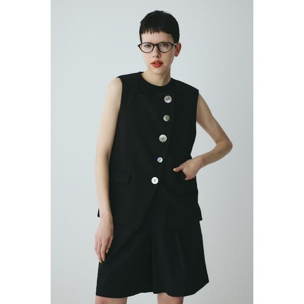ヘリンドットサイ（HeRIN．CYE）/Wave neck vest_9