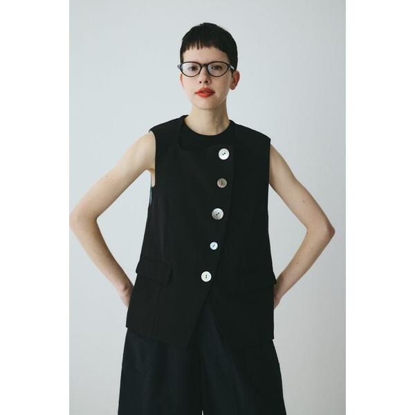 ヘリンドットサイ（HeRIN．CYE）/Wave neck vest_10
