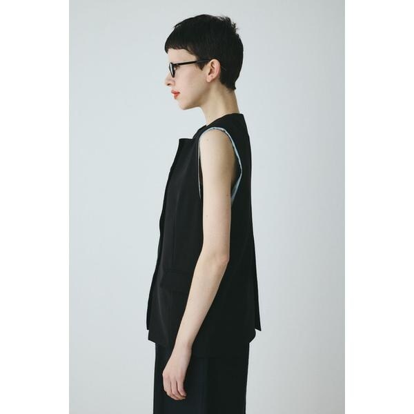 ヘリンドットサイ（HeRIN．CYE）/Wave neck vest_11