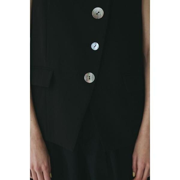 ヘリンドットサイ（HeRIN．CYE）/Wave neck vest_16