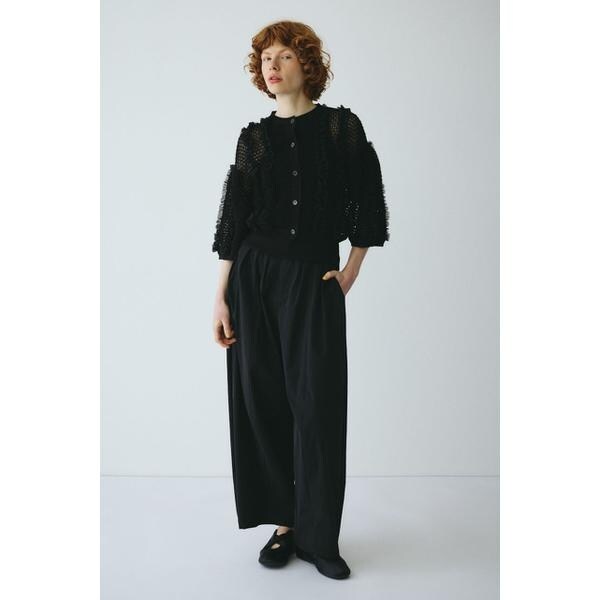 ヘリンドットサイ（HeRIN．CYE）/Frill mesh cardigan_4