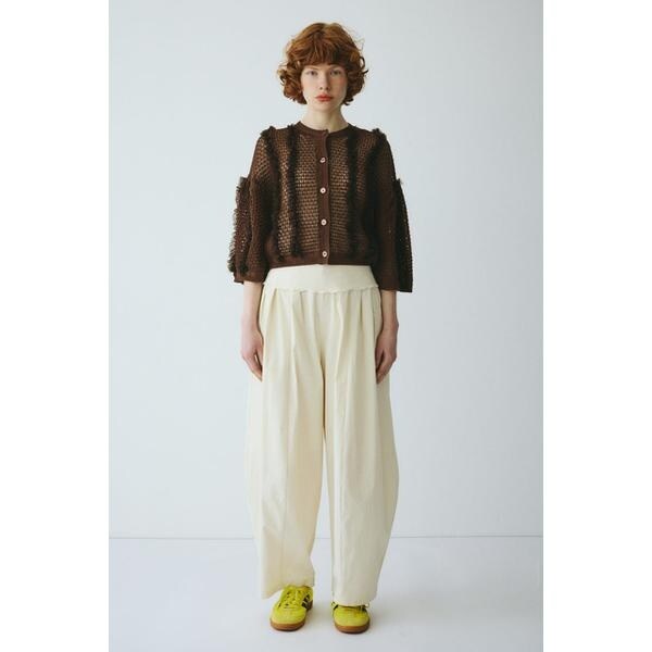 ヘリンドットサイ（HeRIN．CYE）/Frill mesh cardigan_8