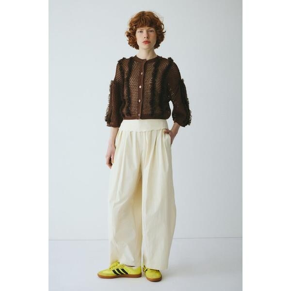ヘリンドットサイ（HeRIN．CYE）/Frill mesh cardigan_9