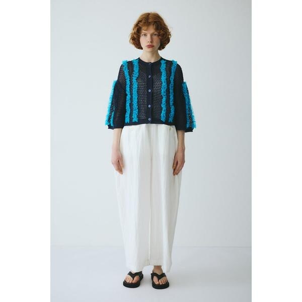 ヘリンドットサイ（HeRIN．CYE）/Frill mesh cardigan_13