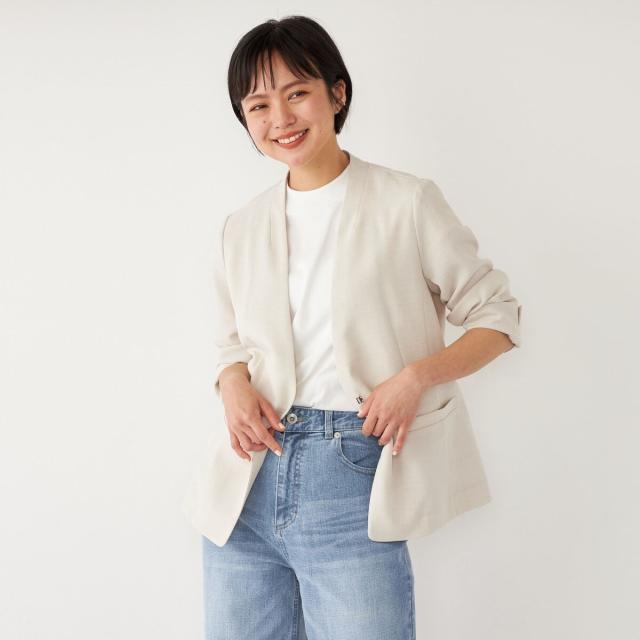 シップス カラーズ（SHIPS Colors）/SHIPS Colors:〈洗濯機可能〉リネン ライク ジャケット◇の通販は 8,136円