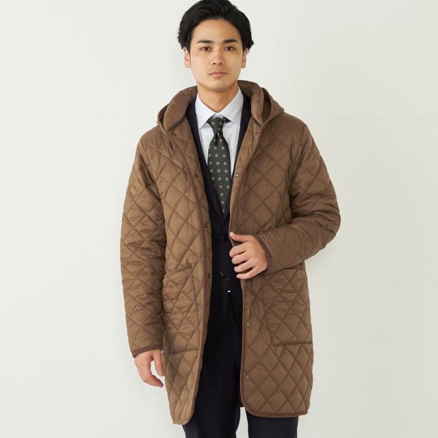 シップス カラーズ（SHIPS Colors）/SHIPS Colors:〈撥水・手洗い可能〉sorona(R) キルティング フード コート_1