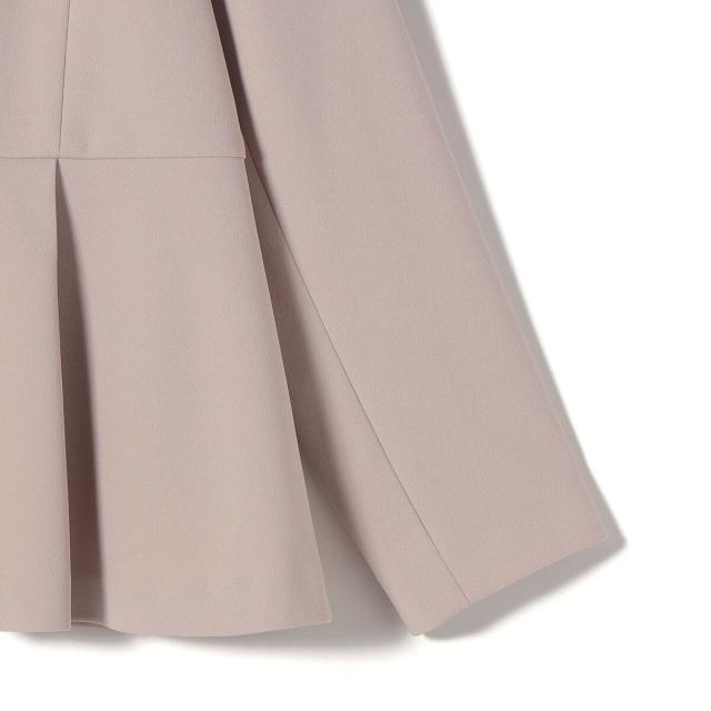 シップス カラーズ（SHIPS Colors）/《一部追加予約》SHIPS Colors:ストレッチ ジョーゼット ペプラム ジャケット◆