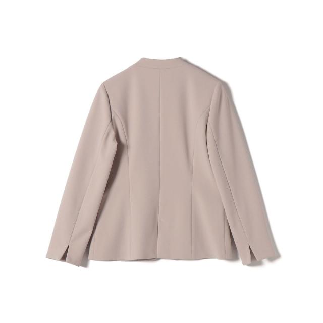 シップス カラーズ（SHIPS Colors）/《一部追加予約》SHIPS Colors:ストレッチ ジョーゼット Vカラー ジャケット3 ◆