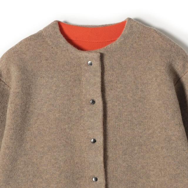 シップス カラーズ（SHIPS Colors）/《一部追加予約》SHIPS Colors:〈手洗い可能〉チャイニーズラクーン 接結 カーディガン◆