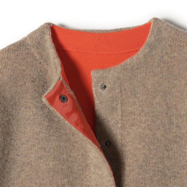 シップス カラーズ（SHIPS Colors）/《一部追加予約》SHIPS Colors:〈手洗い可能〉チャイニーズラクーン 接結 カーディガン◆