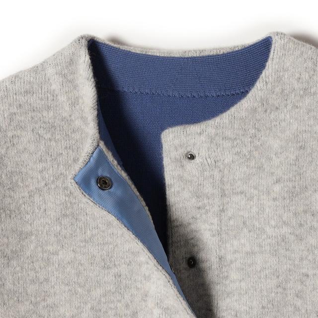 シップス カラーズ（SHIPS Colors）/《一部追加予約》SHIPS Colors:〈手洗い可能〉チャイニーズラクーン 接結 カーディガン◆