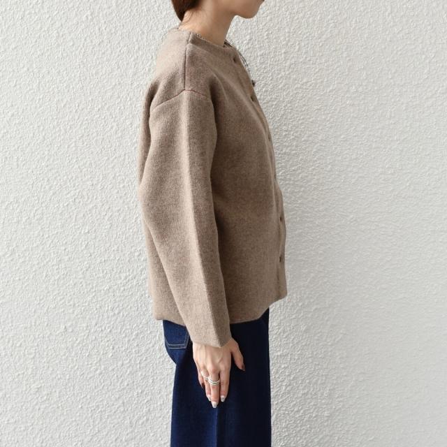 シップス カラーズ（SHIPS Colors）/《一部追加予約》SHIPS Colors:〈手洗い可能〉チャイニーズラクーン 接結 カーディガン◆