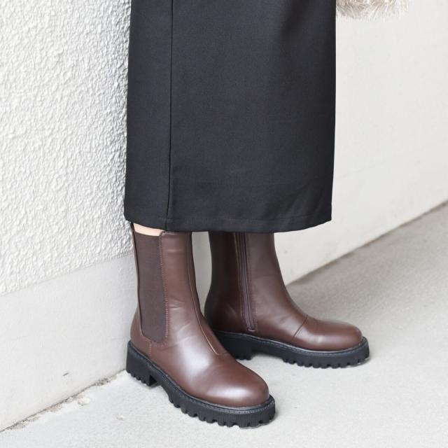 シップス カラーズ（SHIPS Colors）/《一部追加予約》SHIPS Colors:サイドゴア ブーツ◆