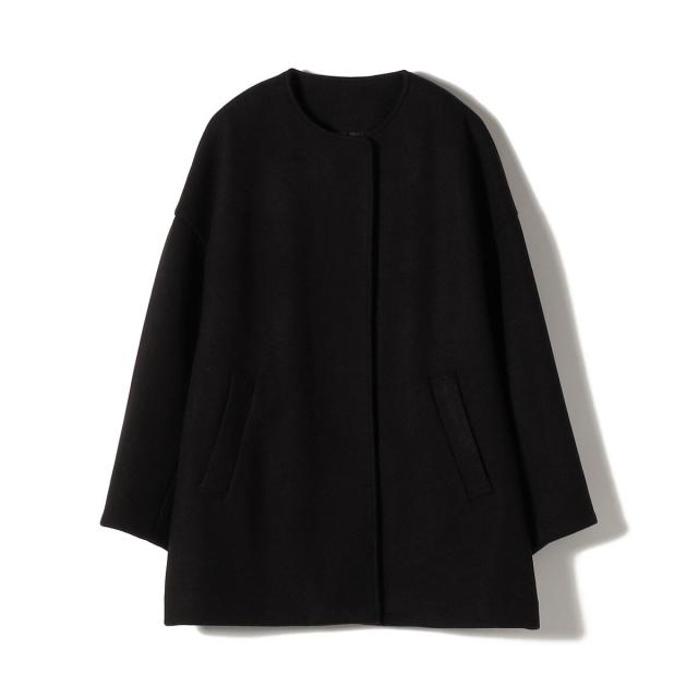 シップス カラーズ（SHIPS Colors）/《予約》SHIPS Colors:〈手洗い可能〉ジャージーメルトン ノーカラー コート 2