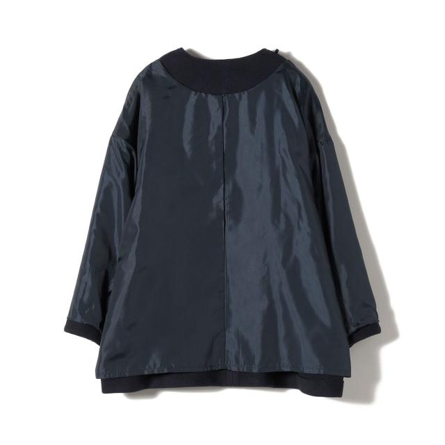 シップス カラーズ（SHIPS Colors）/《予約》SHIPS Colors:〈手洗い可能〉ジャージーメルトン ノーカラー コート 2