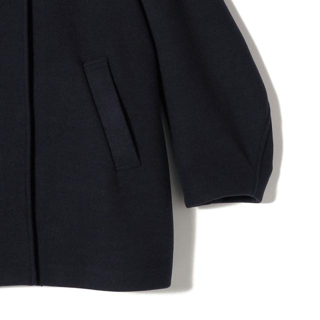 シップス カラーズ（SHIPS Colors）/《予約》SHIPS Colors:〈手洗い可能〉ジャージーメルトン ノーカラー コート 2