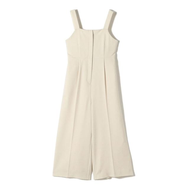 シップス カラーズ（SHIPS Colors）/《予約》SHIPS Colors:〈手洗い可能〉ポリエステル/リネン スラブ オールインワン◆