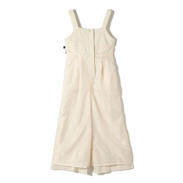 シップス カラーズ（SHIPS Colors）/《予約》SHIPS Colors:〈手洗い可能〉ポリエステル/リネン スラブ オールインワン◆