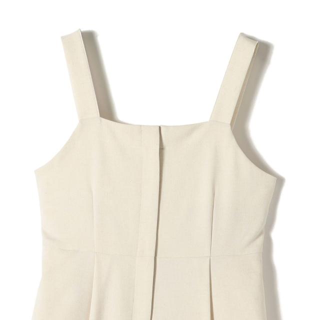 シップス カラーズ（SHIPS Colors）/《予約》SHIPS Colors:〈手洗い可能〉ポリエステル/リネン スラブ オールインワン◆