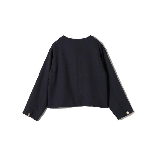 シップス カラーズ（SHIPS Colors）/《予約》SHIPS Colors:〈手洗い可能〉ポリエステル/リネン スラブ ノーカラージャケット◆