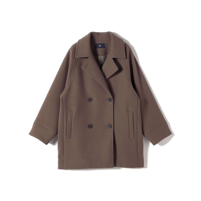 シップス カラーズ（SHIPS Colors）/《予約》SHIPS Colors:〈手洗い可能〉ジャージーメルトン ピーコート 2◆