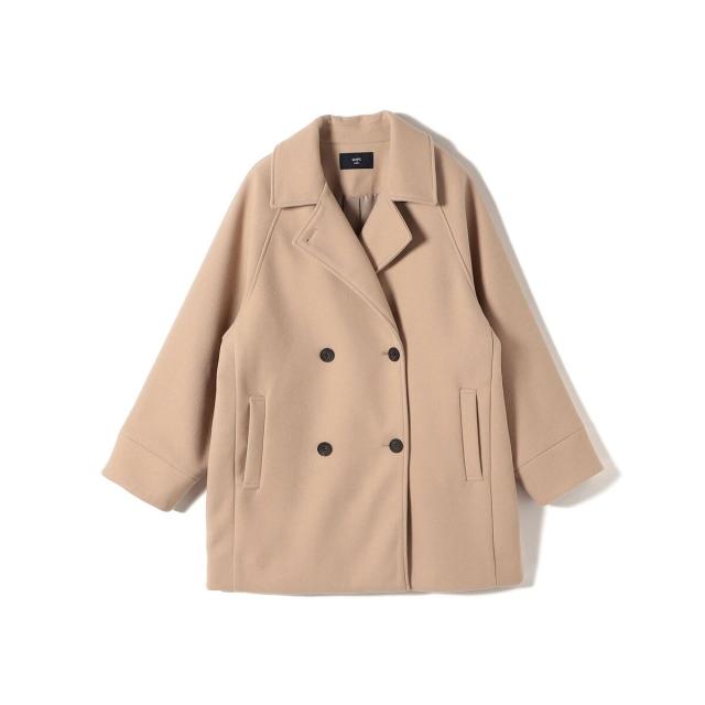 シップス カラーズ（SHIPS Colors）/《予約》SHIPS Colors:〈手洗い可能〉ジャージーメルトン ピーコート 2◆