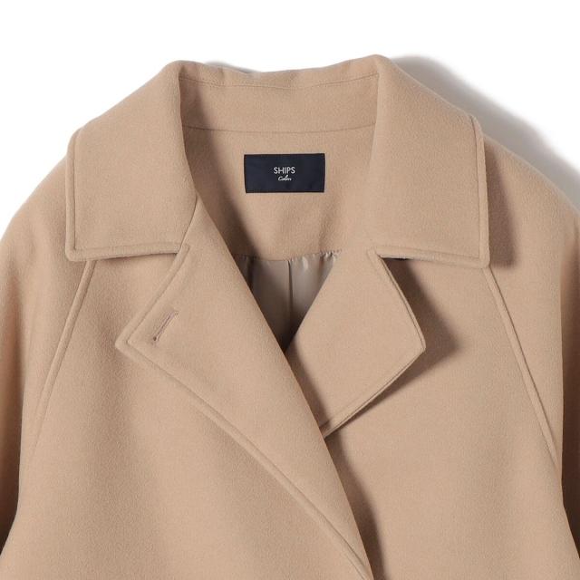 シップス カラーズ（SHIPS Colors）/《予約》SHIPS Colors:〈手洗い可能〉ジャージーメルトン ピーコート 2◆