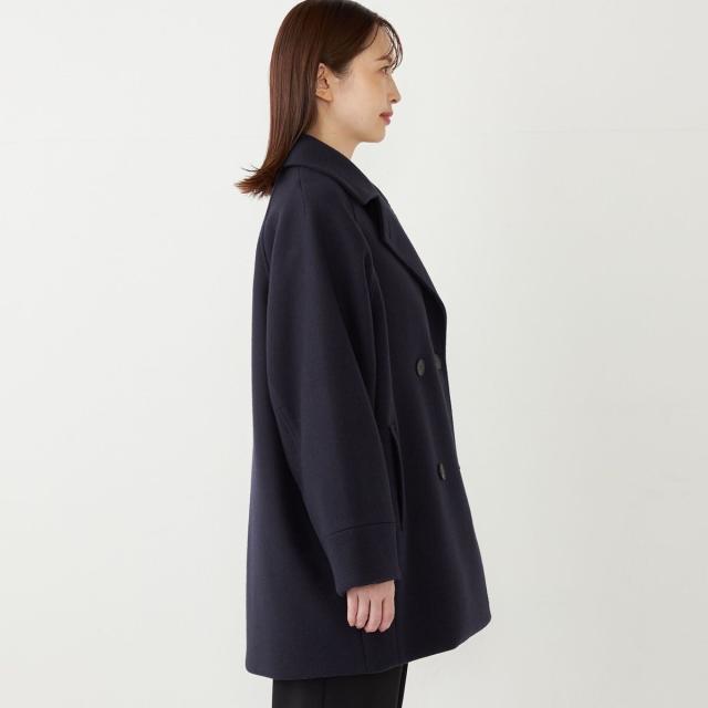 シップス カラーズ（SHIPS Colors）/《予約》SHIPS Colors:〈手洗い可能〉ジャージーメルトン ピーコート 2◆