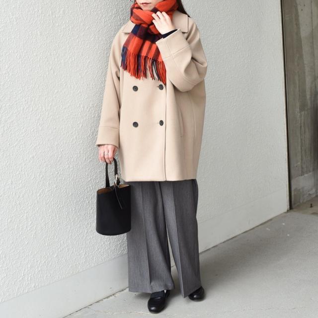 シップス カラーズ（SHIPS Colors）/《予約》SHIPS Colors:〈手洗い可能〉ジャージーメルトン ピーコート 2◆