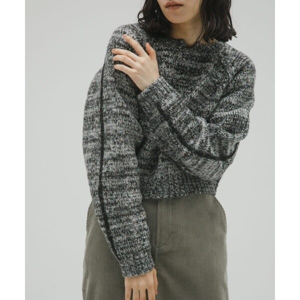 エカル（EKAL）/ショートラインニットプルオーバーの通販は 5,280円