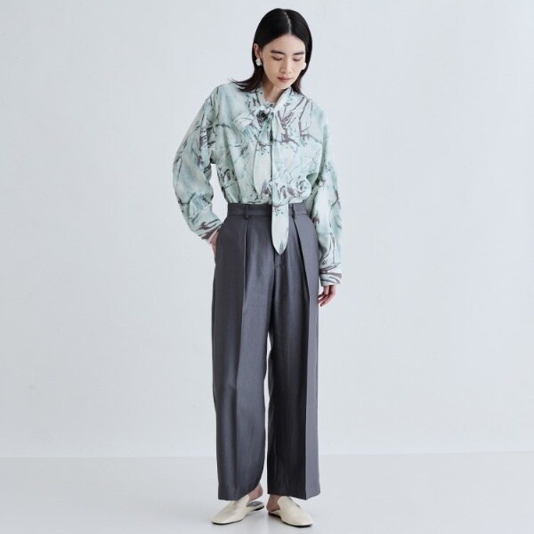 ギャレスト（GALLEST）/【セレモニーセットアップ可能】タックストレートパンツ