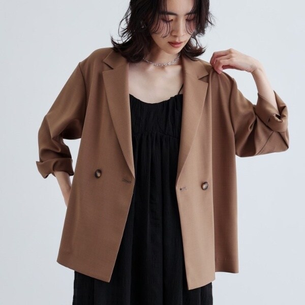 ギャレスト（GALLEST）/【セットアップ可】モードフィットダブルボタンジャケット【カセット服オケージョン通勤】