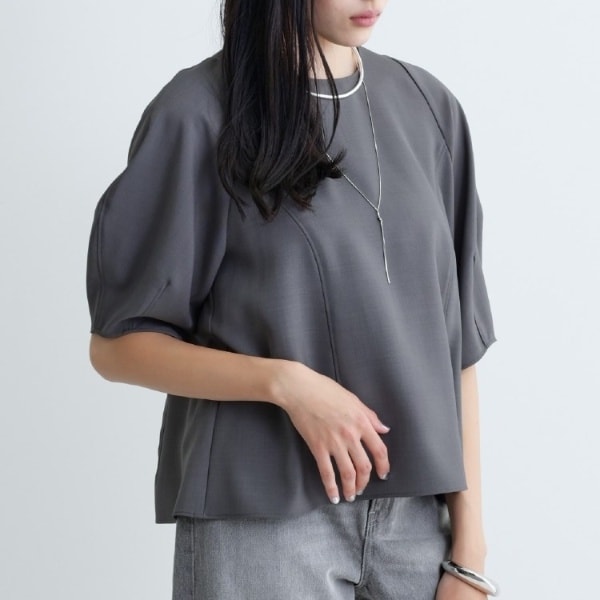 ギャレスト（GALLEST）/【セットアップ対応】バルーンスリーブブラウス【通勤・セレモニー】