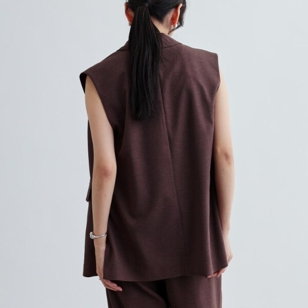 ギャレスト（GALLEST）/【セットアップ対応】リネンライクジレジャケット【カセット服通勤・オフィス】_16