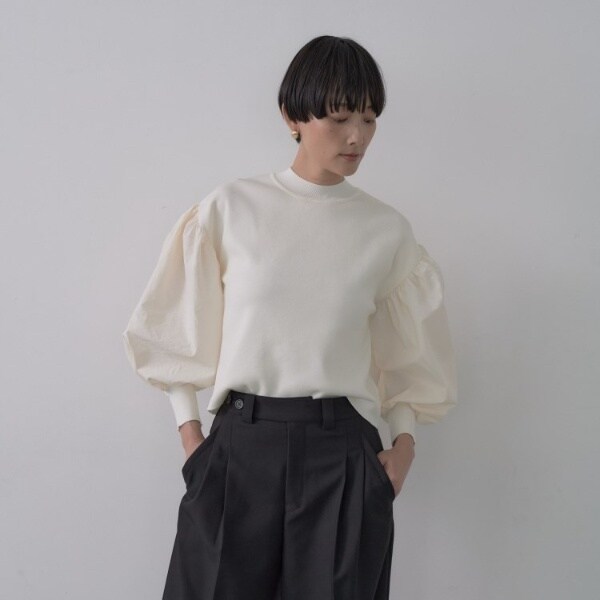 ギャレスト（GALLEST）/ファブリックフォルムスリーブニット_13