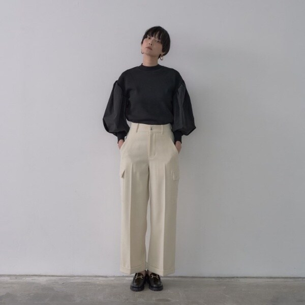 ギャレスト（GALLEST）/ファブリックフォルムスリーブニット_18