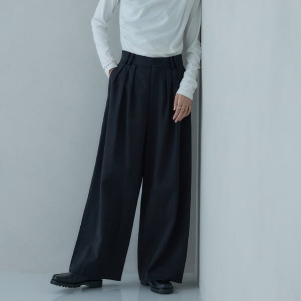 ギャレスト（GALLEST）/タックワイドパンツ
