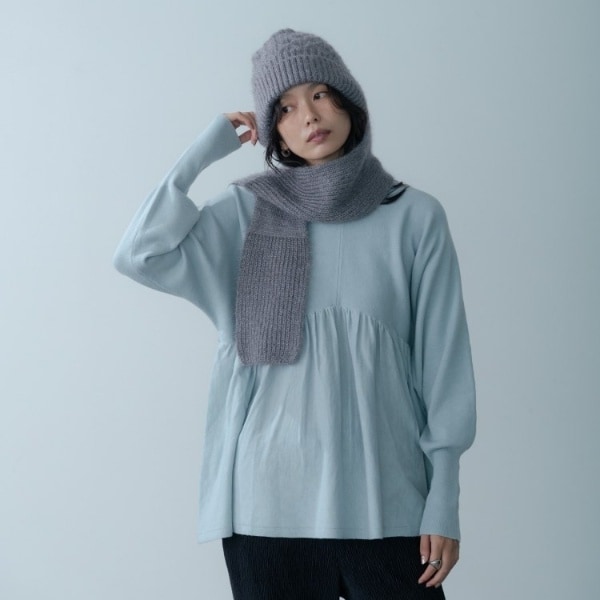 ギャレスト（GALLEST）/ペプラムハイネックニット