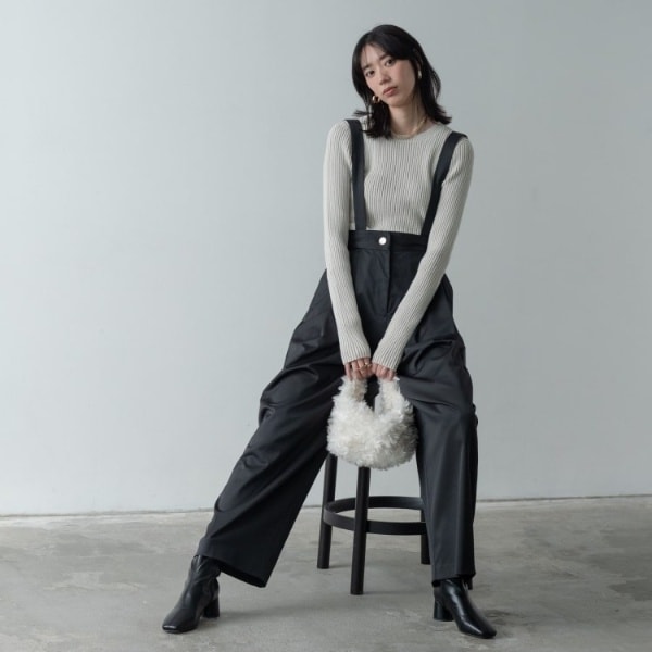 ギャレスト（GALLEST）/シャインテーパードサロペット