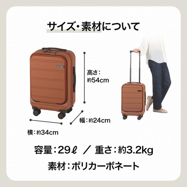 エース（ACE）/機内持ち込み 2〜3泊程度 スーツケース ACE エース フレットボード 29L_14
